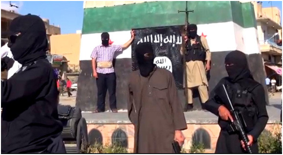 ISIL Fighters in Raqqah Central Square
